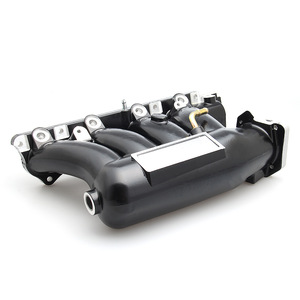 ท่อร่วมไอดี K20A2 อลูมิเนียม สีดำเงิน สำหรับ Honda Civic เครื่องยนต์ K Series อะไหล่แต่ง อัพเกรด หมายเลขอะไหล่ IM-1003 - Product Image 4