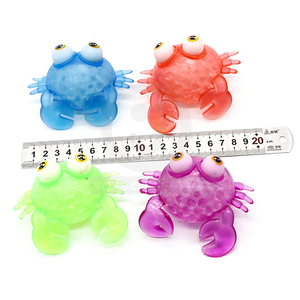 Jouets à presser en gros : Crabe à grands yeux, animaux squishy, perles, balles anti-stress - Product Image 4