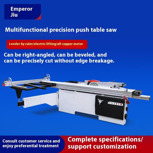 Sierra de mesa de empuje multifuncional de precisión, elevación de placa de inglete de 45 90 grados para Panel de corte de muebles de madera, aserrado, nueva condición - Product Image 3