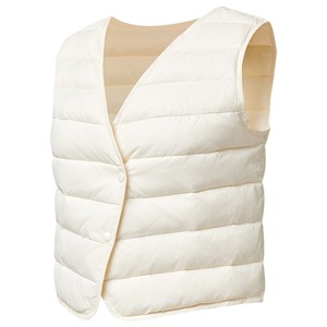 Automne hiver gilet extérieur pour hommes et femmes veste sans manches à fermeture éclair à la mode légère avec col montant pour la course - Product Image 5