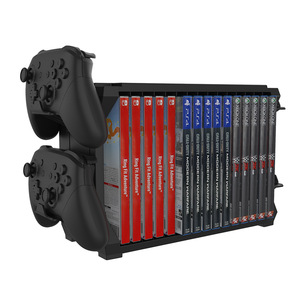ที่วางแผ่นเกม PS5 พร้อมที่แขวนจอยคอนโทรลเลอร์ และชั้นวางใส่ตลับเกมสำหรับ PS5 - Product Image 2