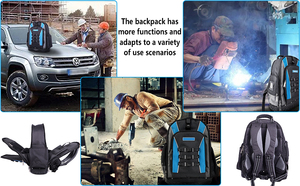 Heavy Duty <b>Tool</b> <b>Bag</b> with Shoulder Strap Waterproof Technician Carrier Backpack - Product Image 4