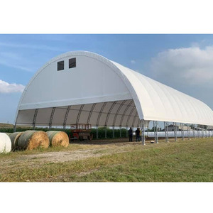 Tente de stockage industrielle robuste en PVC à double structure, prix de gros usine, pour entrepôt de voitures, machines et équipements de charbon - Product Image 4