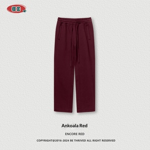 <span class=keywords><strong>Pantalon</strong></span> de sport pour <span class=keywords><strong>homme</strong></span> 2026, automne-hiver, couleur unie, taille mi-haute, en velours de coton épais, rembourré, coupe droite ample, avec cordon de serrage - Product Image 6