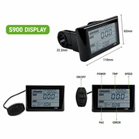 Kit de conversion de vélo à pneus larges pour neige 48V 1500W avec moteur de moyeu arrière à cassette, contrôleur 35A et écran LCD