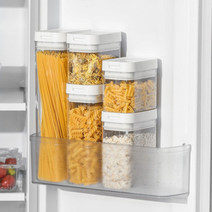 DLL198-cajas herméticas de almacenamiento de alimentos para mascotas, latas selladas de plástico, contenedores transparentes para cereales y alimentos - Product Image 6