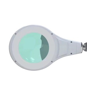 Large Lens LED Magnifying Lamp with <b>Clamp</b> Desk <b>Light</b> Swing Arm Magnifying Glass for Reading Crafts Beauty - Product Image 5