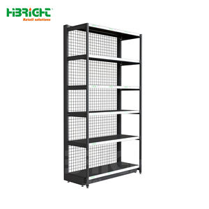 Estanterías de Góndola de Alta Resistencia y Múltiples Niveles para Supermercados, con Panel Trasero de Malla Metálica, para Exhibición en Tiendas de Abarrotes - Product Image 6