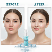 Vente en gros de smoothie nettoyant aux acides aminés, gel nettoyant en profondeur pour le visage à l'acide hyaluronique, double nettoyage pour le soin des points noirs et des pores