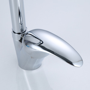 Grifo de Cocina Monomando con Rotación de 360 Grados, Válvula de Cerámica, Montaje en Encimera, Estilo Contemporáneo, Modelo 6222 - Product Image 1