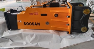 ショベルロック掘削 & 解体ツール<span class=keywords><strong>SOOSAN</strong></span> SB100大型スケール油圧ブレーカ用建設設備 - Product Image 4