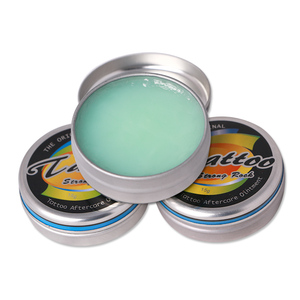 Bálsamo para el Cuidado Posterior del Tatuaje de 15 g, Ungüento Verde para la Curación de la Piel, Crema Reparadora Hidratante para el Cuidado del Tatuaje PMU - Product Image 1