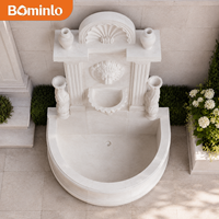 Fontaine murale décorative personnalisée en forme de tête de lion sculptée à la main, style européen classique, pour décoration de salon extérieur