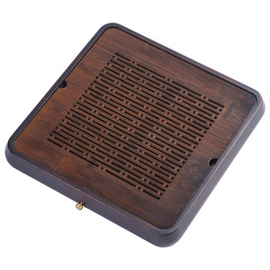Bamboo tea tray with water <b>storage</b> and drainage, square bamboo tea <b>table</b>, <b>small</b> size for one person, wholesale available for - Product Image 6
