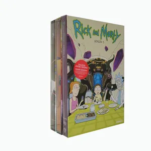 Rick and Morty Season 1-5 10discs DVD box set dvd movies tv series eBay Ama zon best selling DVD free shipping to CA/US/EU