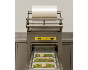 Máquina Selladora Automática de Bandejas para Comida Preparada + Bandejas Ecológicas de Bagazo 100% Herméticas y Sellables: Solución Completa de Empaque - Product Image 1