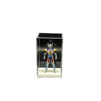 Vitrine personnalisée en acrylique transparent de haute qualité pour modèles de jouets et statues multi-taille durable avec service de traitement de coupe