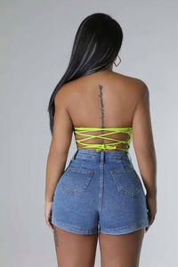 Pronta Consegna 2026 Nuovi Arrivi S-2XL Minigonne <span class=keywords><strong>in</strong></span> Denim Casual da Donna Shorts Sexy - Product Image 2