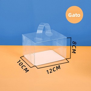 Boîte à pâtisserie écologique en plastique PET transparent de qualité alimentaire <span class=keywords><strong>pour</strong></span> biscuits, bonbons, <span class=keywords><strong>chocolat</strong></span>, flocons de neige, gâteaux - Product Image 6