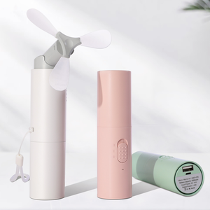 Quạt mini cầm tay cầm tay có thể sạc lại 3000mAh chạy 22 + giờ Thời gian chạy quạt nhỏ cầm tay có thể gập lại Túi Quà Tặng Quạt cá nhân - Product Image 1