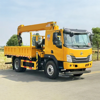 Camion-grue télescopique hydraulique 4x2 avec benne basculante Shahina Rafia pour le levage de matériaux de construction dans le désert chaud