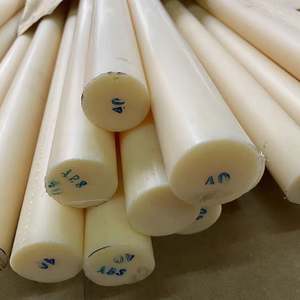 Varilla de Plástico ABS de Ingeniería, Color Blanco Natural Sólido, Personalizable en Tamaño, Marca SY - Product Image 1