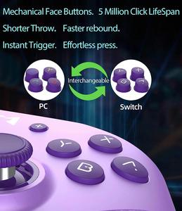 MOBAPAD <span class=keywords><strong>Gamepad</strong></span> Elite Huben M9 HD vibrazione Controller alpe Joystick supporta per nintick Switch OLED PC <span class=keywords><strong>Android</strong></span> IOS sei assi - Product Image 2