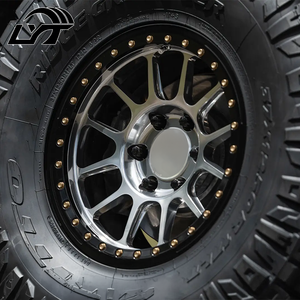 Rines <span class=keywords><strong>LYT</strong></span> Personalizados de 17 Pulgadas, Forjados, Todoterreno, Estilo Beadlock, de Aleación de Aluminio para Jeep, Ford, Camionetas 4x4, SUV - Product Image 3