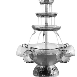 <span class=keywords><strong>Fontaine</strong></span> à <span class=keywords><strong>champagne</strong></span> 3 niveaux pour événements festifs, utilisation alimentaire, accessoire <span class=keywords><strong>de</strong></span> fête haut <span class=keywords><strong>de</strong></span> gamme, achat en gros, <span class=keywords><strong>fontaine</strong></span> à vin - Product Image 2