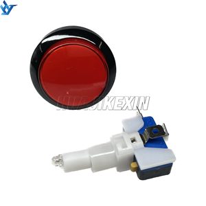 Hjkx vòng tròn màu đỏ Push <span class=keywords><strong>Button</strong></span> LED nút Máy chơi game POG nút nhà máy giá - Product Image 3