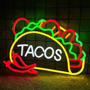 Panneau lumineux néon LED coloré décoratif pour restaurant, enseigne suspendue, panneau d'affichage lumineux, signalétique lumineuse - Product Image 5