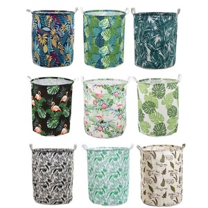 Stylish Large Size Waterproof Laundry Hamper with Sturdy Handles Collapsible Clothing Storage Organizer <strong>Bin</strong> for Bathroom Closet - Product Image 6