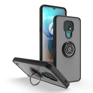 Матовый однотонный 360 держатель для телефона с подставкой для Motorola Moto Edge 40 NEO/ONE 55/E7 POWER/G POWER STYLUS 2021