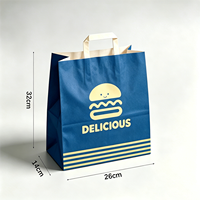 Ensembles d'emballages alimentaires jetables personnalisés - Boîtes à hamburgers, boîtes à poulet frit, sachets de chips, revêtement UV, design style frais, pour les collations