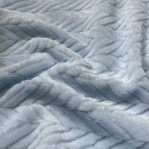 Conception personnalisée tricoté chaîne deux côtés chaud doux 250Gsm 100% polyester Jacquard flanelle polaire pour vêtements de détente - Product Image 4