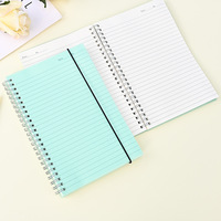 Carnet A5 à bobine LOGO couleur transparente personnalisable PP Couverture étanche planificateur journal Carnet de notes Promotion des ventes