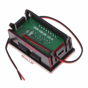 Đồng Hồ Đo Dung Lượng Pin Lithium 12V 24V 36V 48V 60V 72V Hiển Thị Màn Hình Kiểm Tra LED Vôn Kế Vôn Kế Chỉ Báo Mức Sạc Pin Cho Xe Hơi - Product Image 4