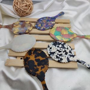 Tùy chỉnh cổ điển nóng bán sinh thái thân thiện với vật liệu mỹ phẩm gương Cellulose Acetate tạo nên gương Spotless thời trang cổ điển gương - Product Image 2