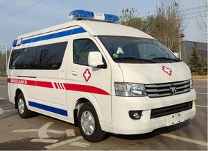 2025 haute qualité chine <span class=keywords><strong>Ambulance</strong></span> Foton G9 2.4L essence hôpital voiture d'urgence ICU sauvetage Transport <span class=keywords><strong>Ambulance</strong></span> véhicule - Product Image 2