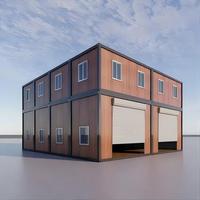 Maisons modulaires préfabriquées de 20 et 40 pieds, maison conteneur à 2 étages pour appartements, utilisation mobile, cuisine solaire, bureau conteneur