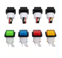 Bouton de jeu en plastique PC durable certifié CE RoHS personnalisé pour machine de jeu d'arcade Tiger vintage