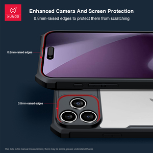 Xundd túi khí trong suốt cho <span class=keywords><strong>Iphone</strong></span> 17 Pro Max trường hợp 17 không khí 15 cộng với 14 13 mini 12 11 XS chống sốc bảo vệ máy ảnh rõ ràng Bìa - Product Image 3