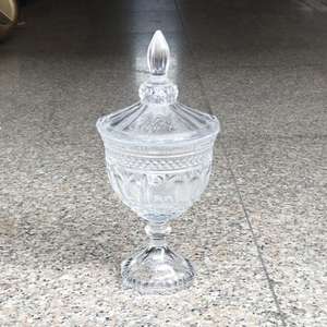 Piccolo <span class=keywords><strong>vetro</strong></span> di cristallo di lusso unico europeo zuccheriera e barattolo di caramelle con coperchio - Product Image 5