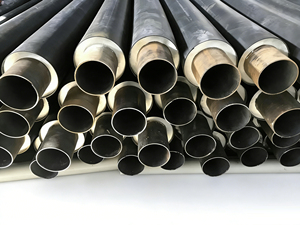 Tubería de Acero sin Costura Preaislada de Diámetro Pequeño, Revestimiento de HDPE Negro Subterráneo, <span class=keywords><strong>Aislamiento</strong></span> de Espuma de Poliuretano, Moderna y Ecológica - Product Image 1