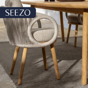 Ensemble <span class=keywords><strong>de</strong></span> <span class=keywords><strong>table</strong></span> à manger ronde <span class=keywords><strong>d</strong></span>'extérieur <span class=keywords><strong>de</strong></span> luxe moderne 2026 avec chaises, en aluminium léger et durable, tissu nordique imperméable, pour villa - Product Image 4