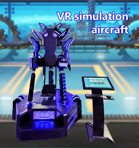 Trong nhà 9D VR bay mô phỏng đứng phong trào chuyến bay Trò chơi bắn súng máy cánh đen sợi thủy tinh vật liệu kim loại ngoài trời loại - Product Image 6