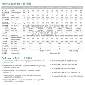 Prensa Neumática Jinfeng Sts 200 250 300 Toneladas de un Solo Cigüeñal para Trabajo en Metal - Product Image 1