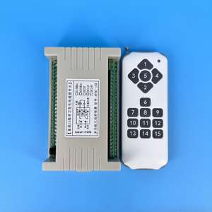 Control Remoto de 15 Teclas, Interruptor Remoto de 15 Canales, Controlador Industrial, Receptor APDC-15K - Product Image 3