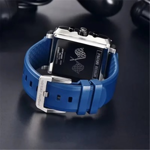 Montre à quartz pour homme PAGANI DESIGN PD1725, série Racing originale, squelette, luxe, saphir, acier inoxydable, étanche - Product Image 4