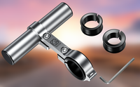 Single-Mount Base Aluminium Lenker verlängerungen für Fahrräder und Motorräder Motorrad zubehör